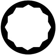 Billede af STAHLWILLE 732/40 ring-indstiksværktøj 15mm - 14x18mm